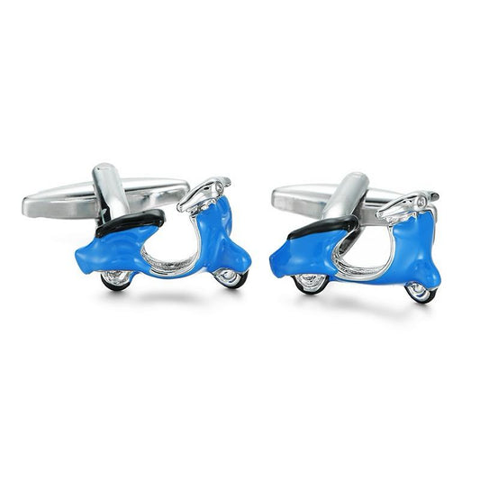 Retro Vespa Scooter - Blue